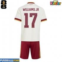 Spanien Nico Williams #17 Auswärts Trikotsatz Kinder WM 2026 Kurzarm (+ Kurze Hosen)